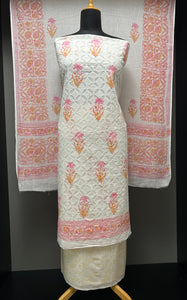 Block Print & Applique Detailed Cotton Salwar Set | SW2138