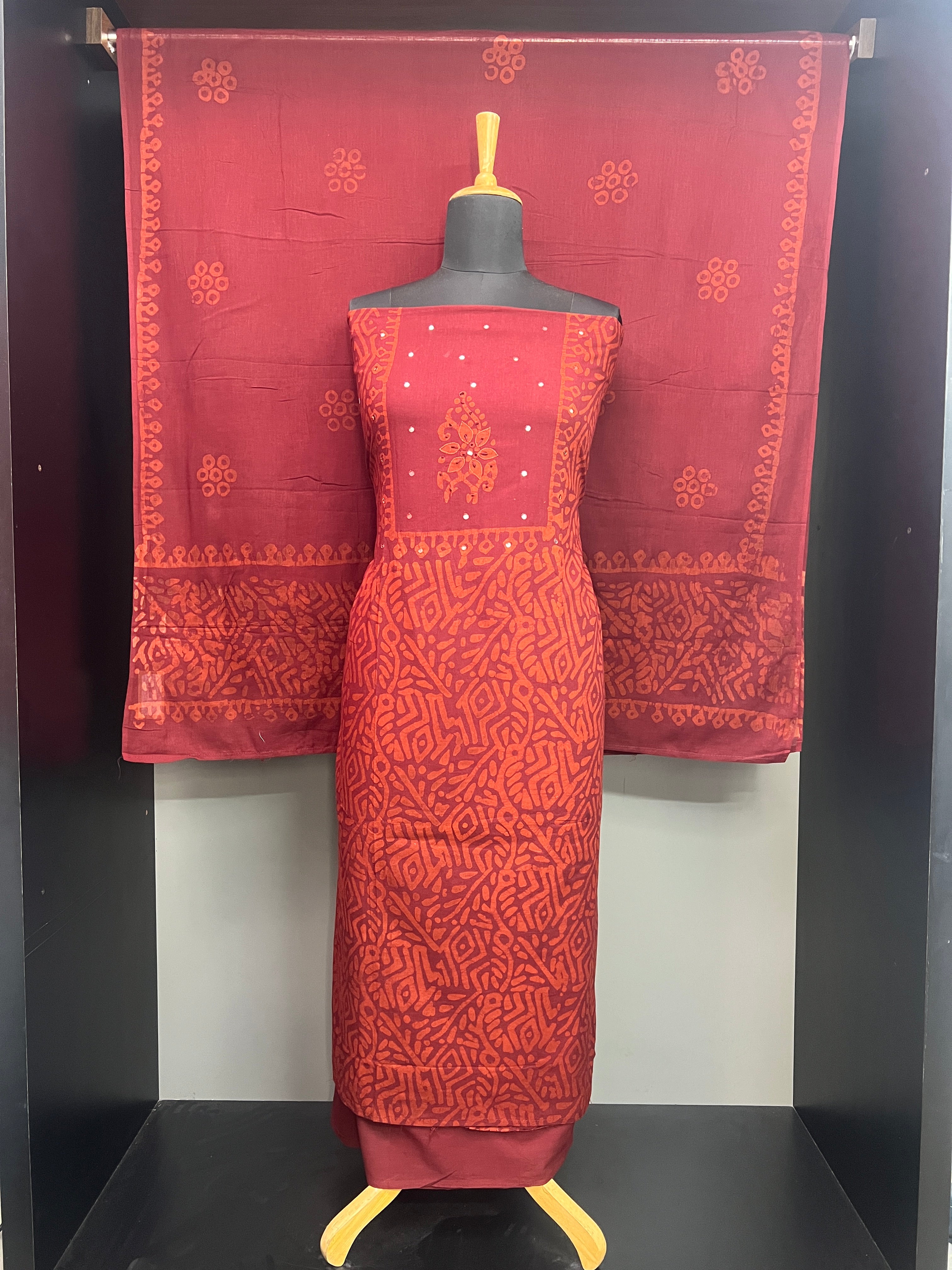 Batik Printed Cotton Salwar Set | SW2290