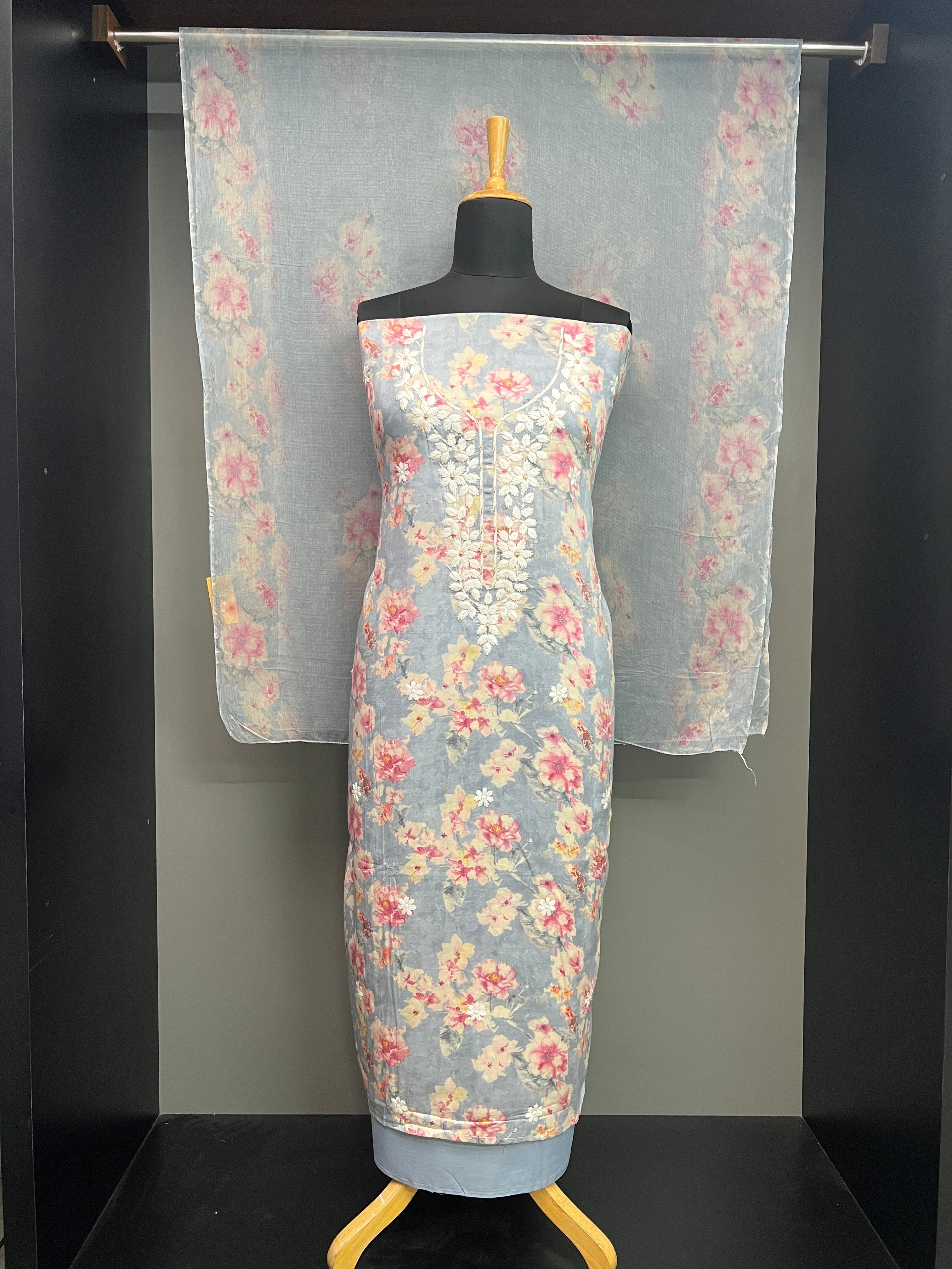 Floral Printed Cambric Cotton Salwar Set | SW2353