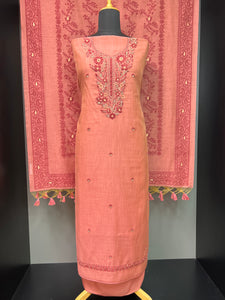 Hand Embroidery Highlighted Traditional Jamdani Salwar Set | VAN184