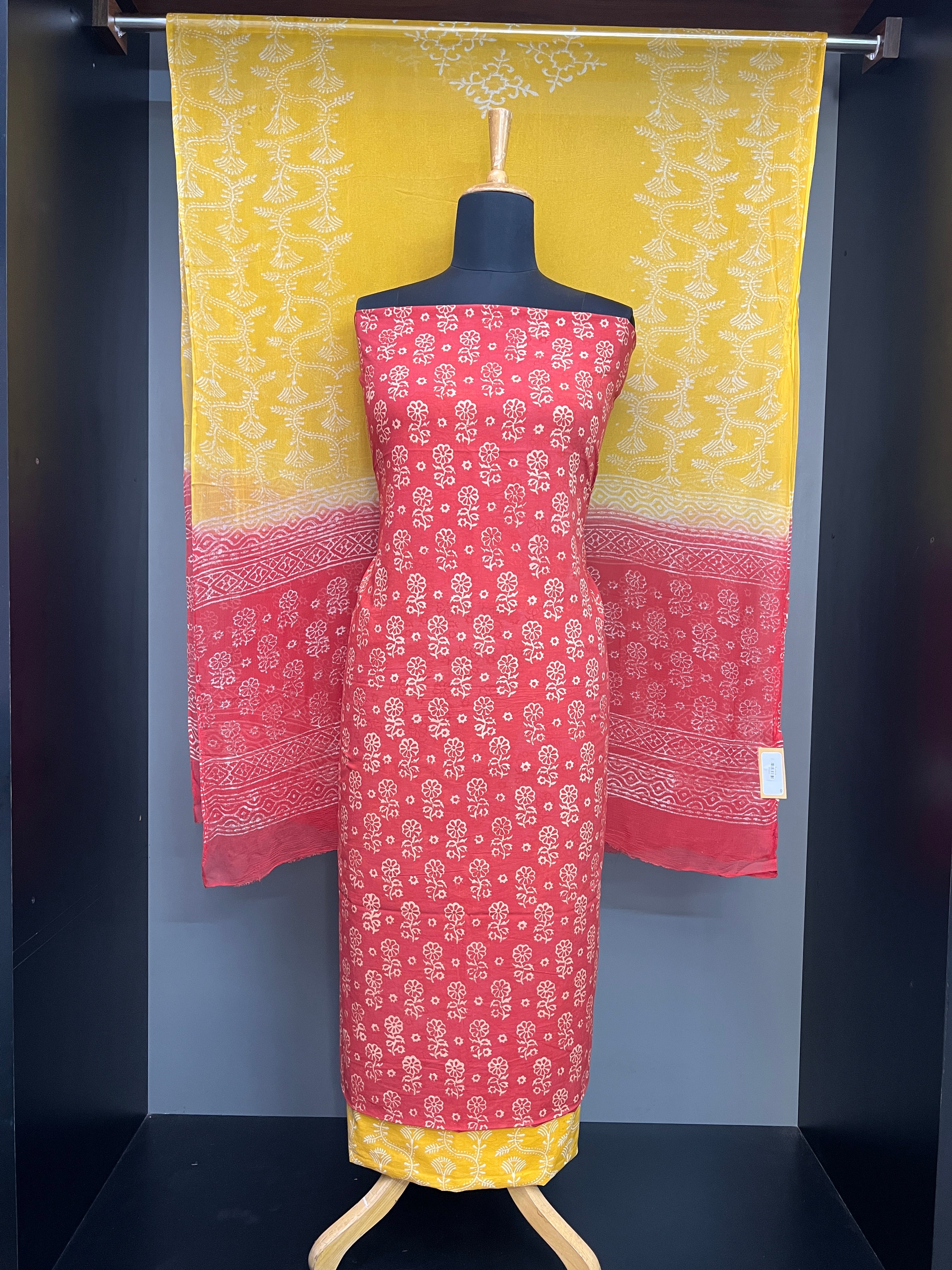 Block Printed Cotton Salwar Set | VFC510