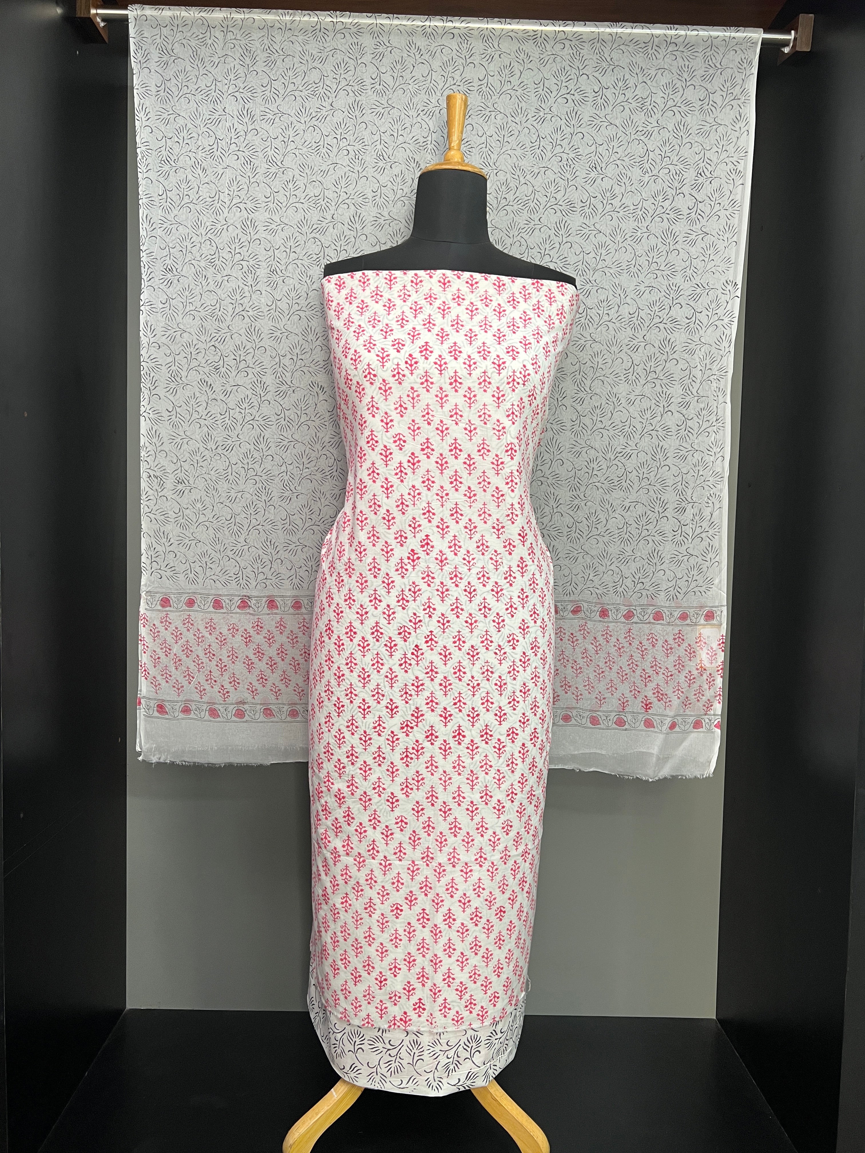 Block Printed Cotton Salwar Set | VFC522