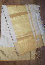 Line Weaving Pattern Kerala Cotton Saree | KL298