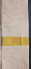 Check Weaving Pattern Kerala Cotton Saree | KL251