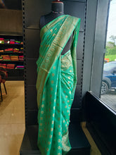 Banarasi Weave Patterned Bhagalpuri Linen Saree | SK145