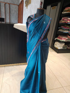 Powerloom Semi Silk Saree | BLD208