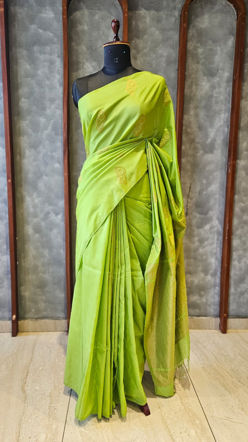 Zari Weaving Semi Silk Saree | KRK240