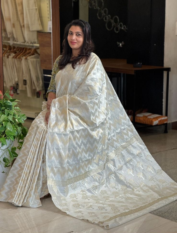 Banarasi Weaved Chiniya Silk Saree | FC155