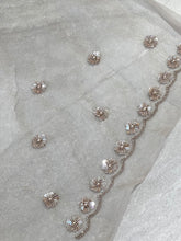 Beads Work Embroidered Net Saree | SBP876