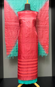 Geecha Weaving Patterned Pure Tussar Salwar Set | ACT1610