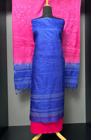 Kesiya Weaving Patterned Tussar Salwar Set | ACT1606