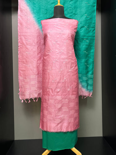 Kesiya Weaved Pure Tussar Salwar Set | ACT1603