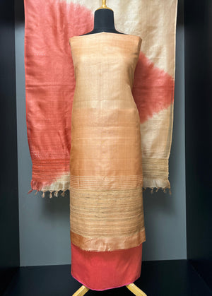 Kesiya Weaving Patterned Tussar Salwar Set | ACT1608