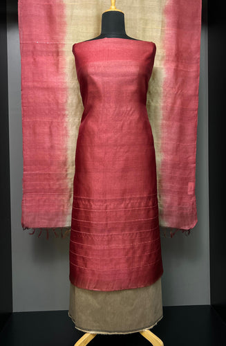 Kesiya Weaved Pure Tussar Salwar Set | ACT1611