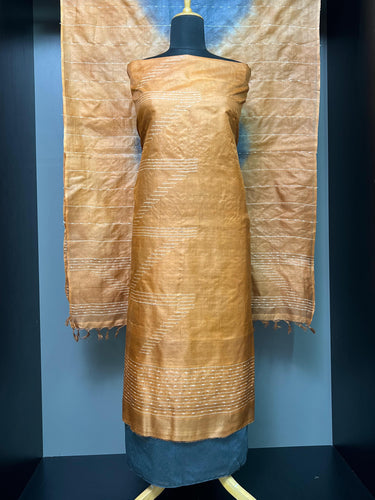 Kesiya Weaved Pure Tussar Salwar Set | ACT1604