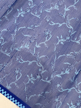Block Printed Supernet Kota Saree | JSC160