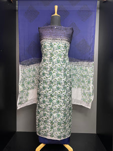 Print With Nalgonda Mirror Detailed Kota Salwar Set | SF1235