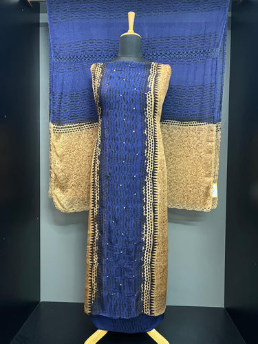 Print With Nalgonda Mirror Detailed Organza Salwar Set | SF1248