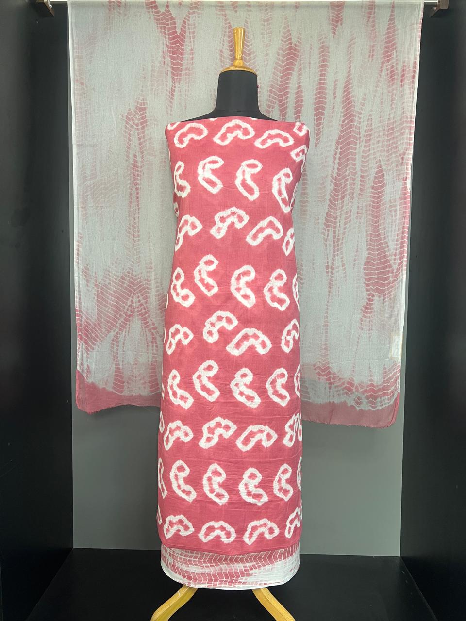 Tie and Dyed Cotton Salwar Set | MSB103