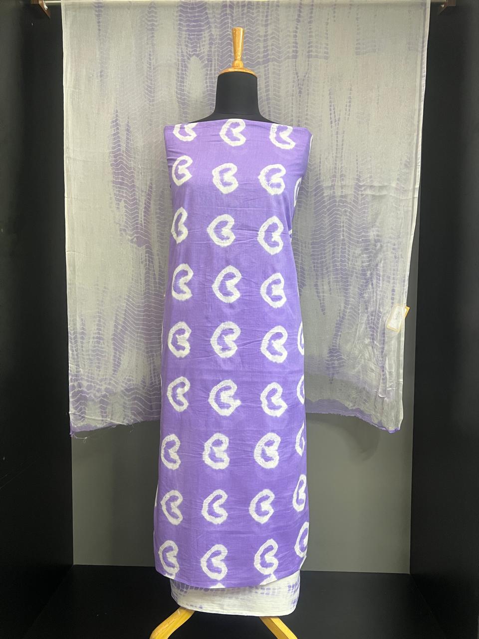 Tie and Dyed Cotton Salwar Set | MSB104