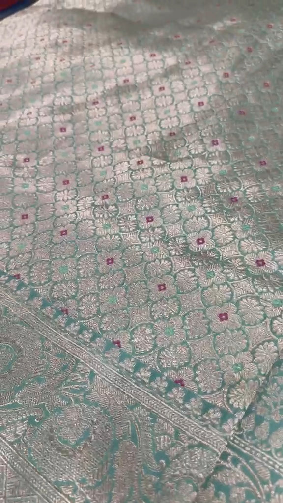 Rangat Woven Pure Banarasi Saree | KMM105