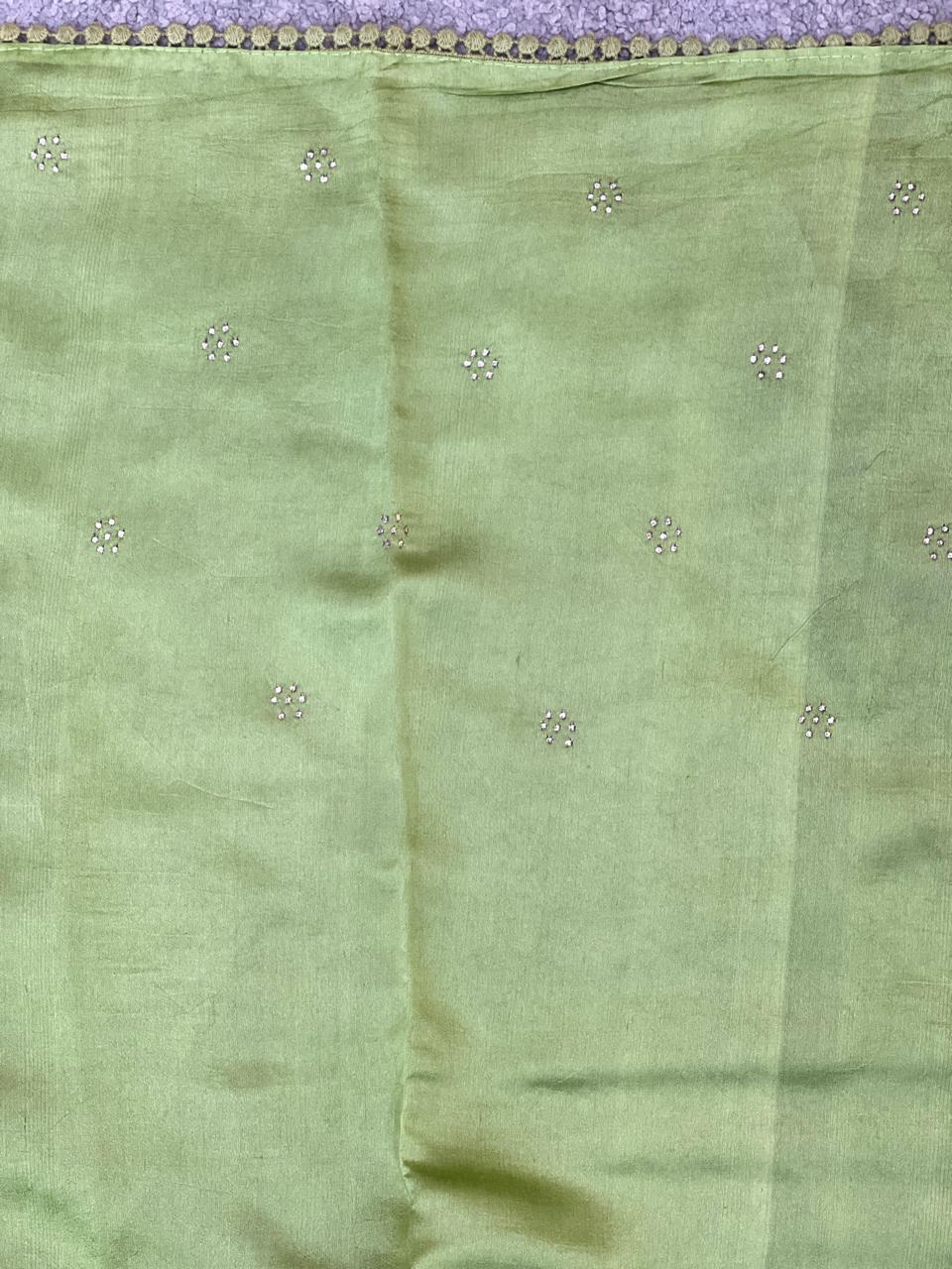 Handcrafted Badla Work Desi Tussar | SBS1454