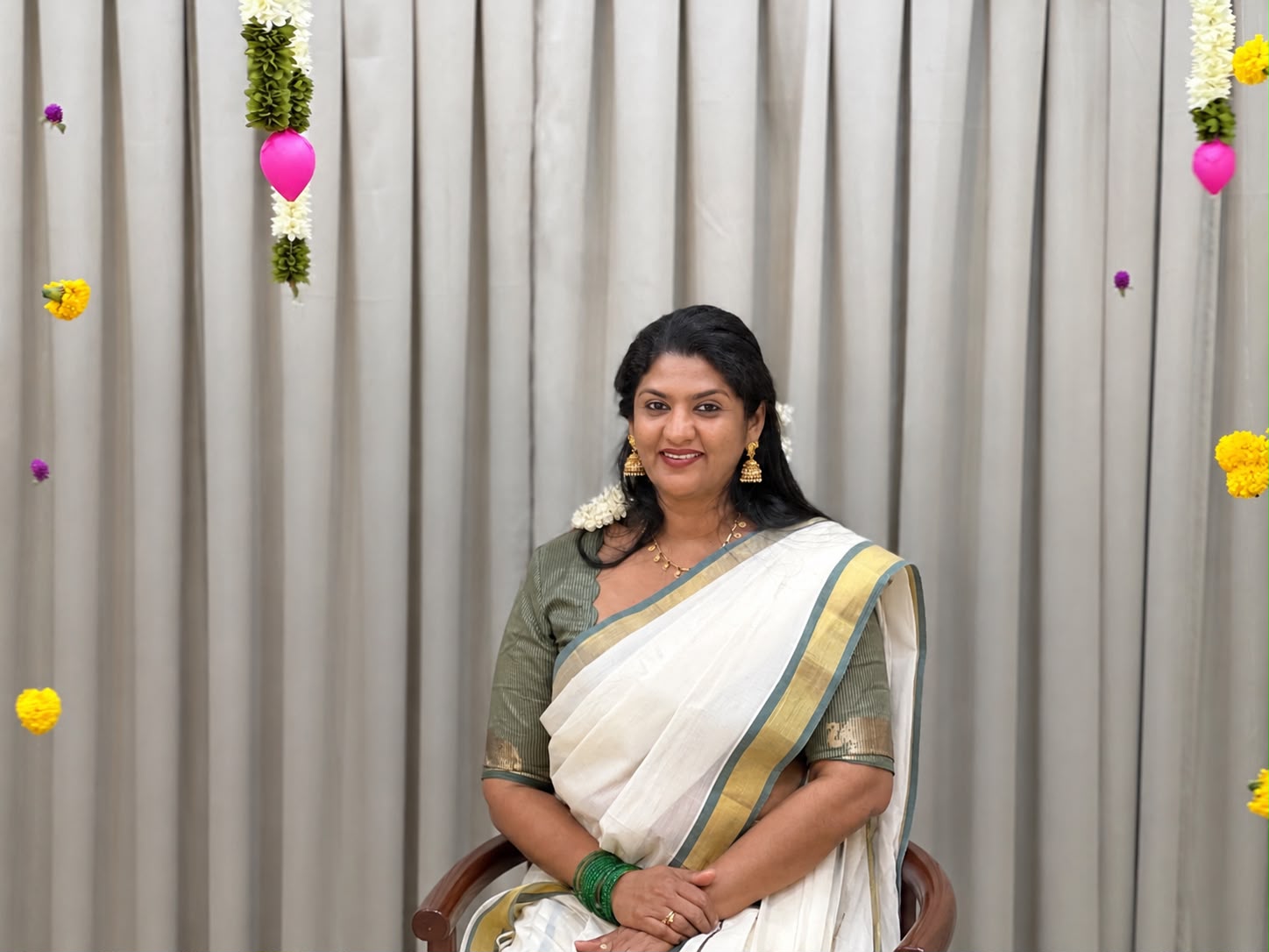 Kara Pattern Border  Kerala Cotton Set Mundu | GAT583