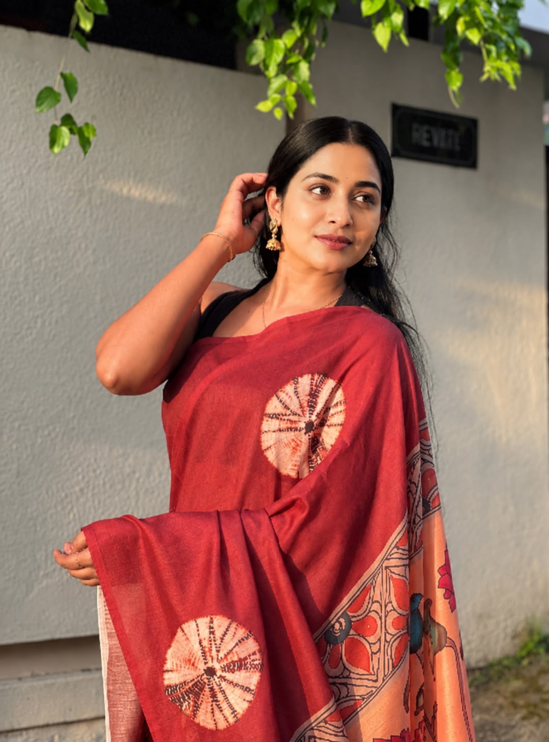 Printed Mul Cotton Saree | HT282