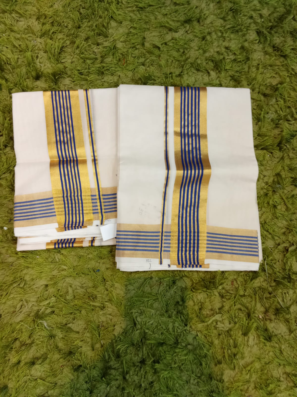 Golden  Border Design Chendamangalam Weaved Kerala Cotton Set Mundu(single set) | PH227