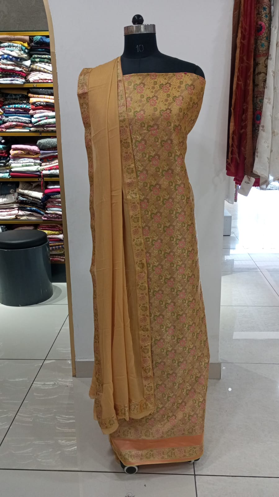 Meenakari Pattern Kathan Salwar Set | EG147