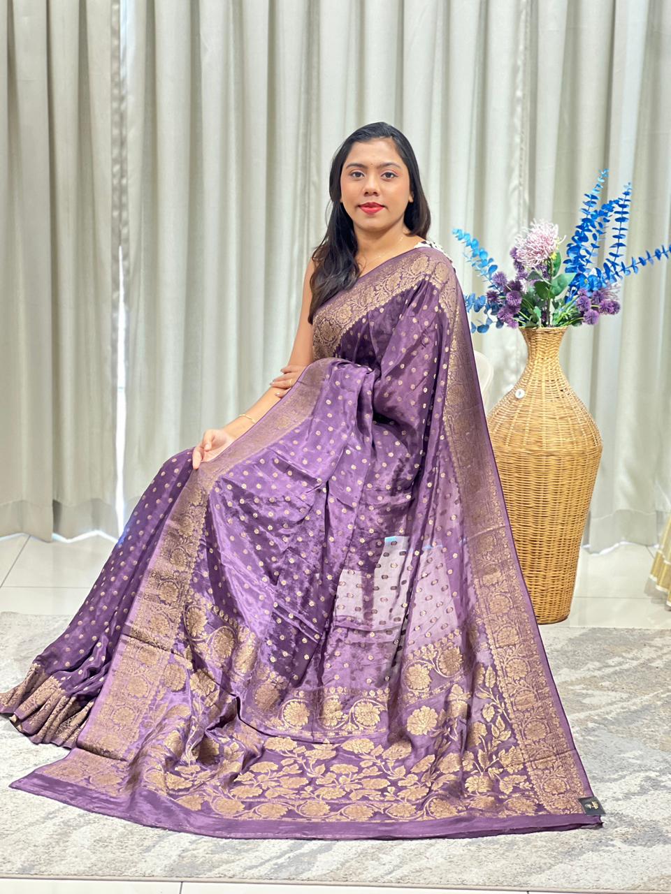 Buta Patterned Georgette Saree | YNG1751
