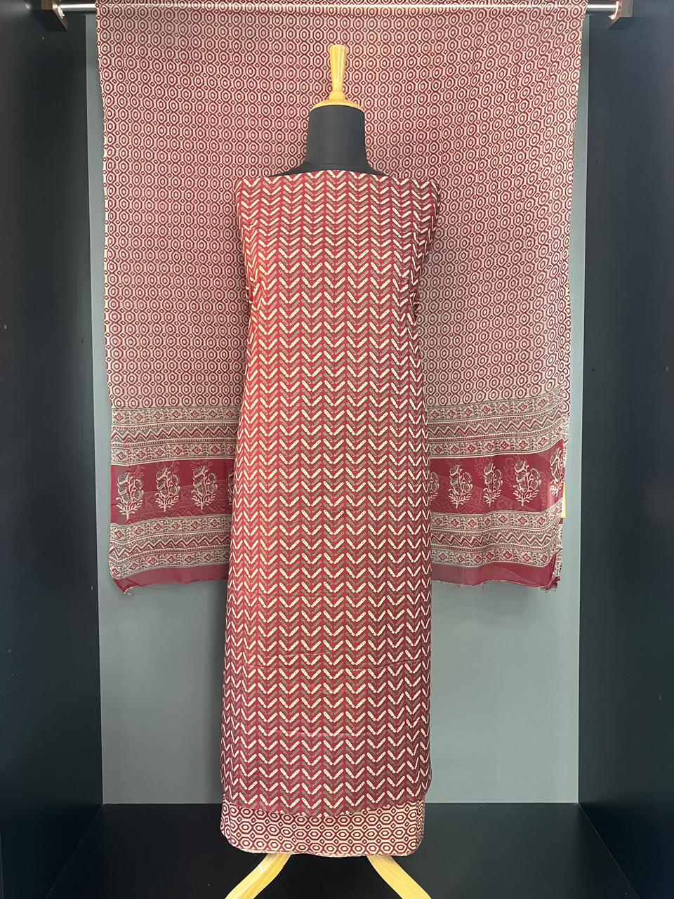 Printed Cotton Salwar Set | JRC107