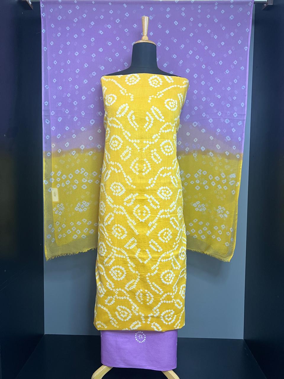 Tie and Dyed Cotton Salwar Set | MSB127
