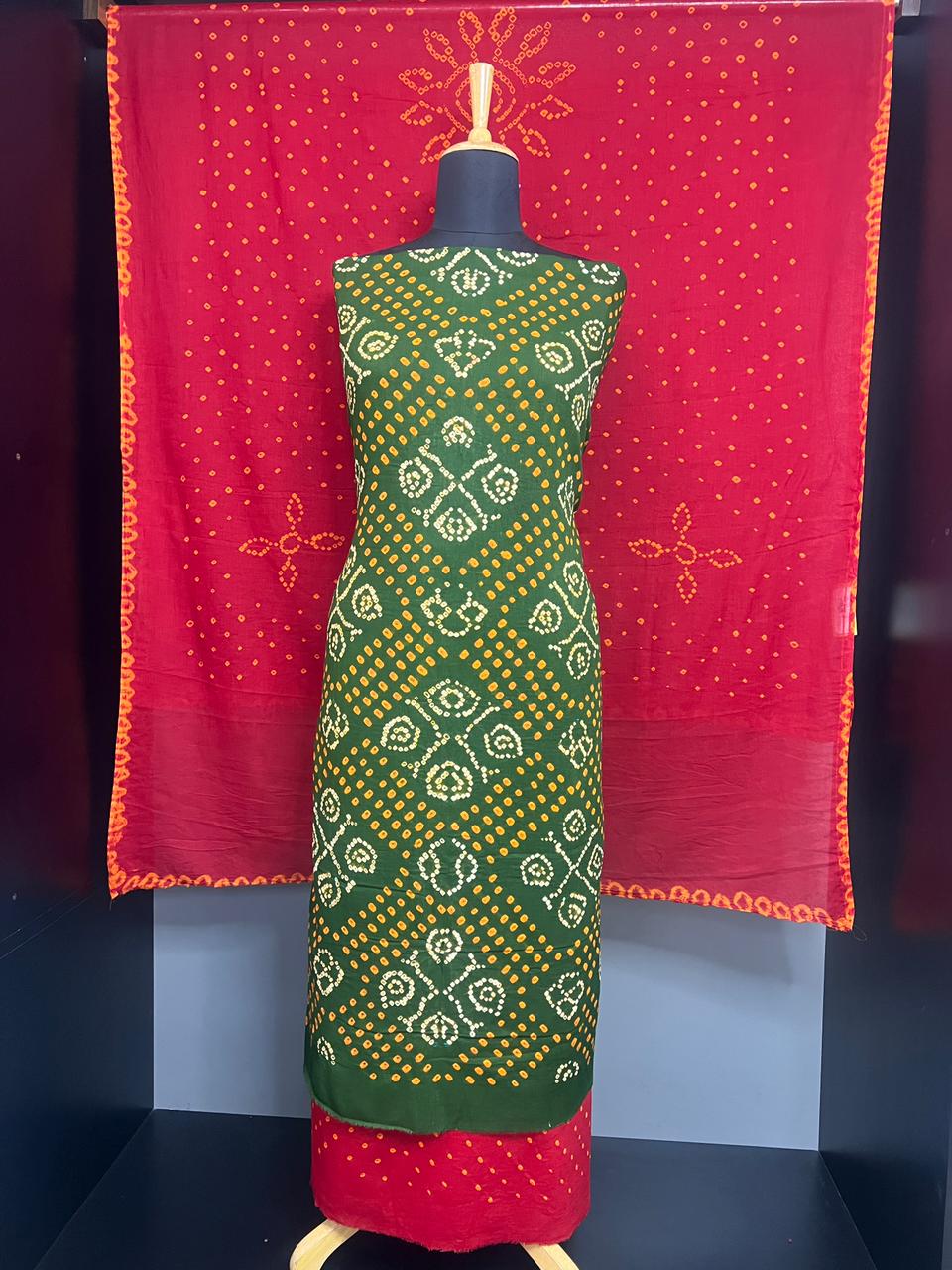 Bandhini Printed Cotton Salwar Set | MSB122