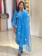 Machine Embroidered Chanderi Finish Kurta Set | FW327