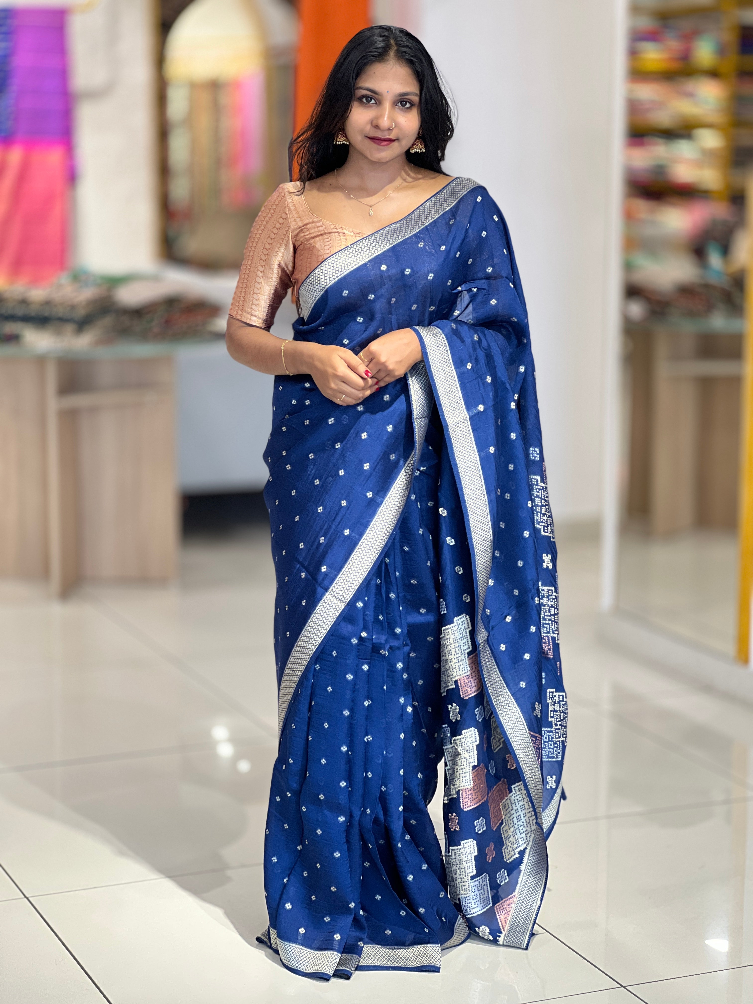 Buta Weaving Banarasi Silk Saree | DVS183