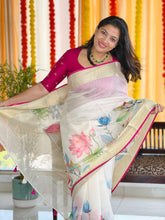 Floral Digital Printed Silky Kota Saree | MR130