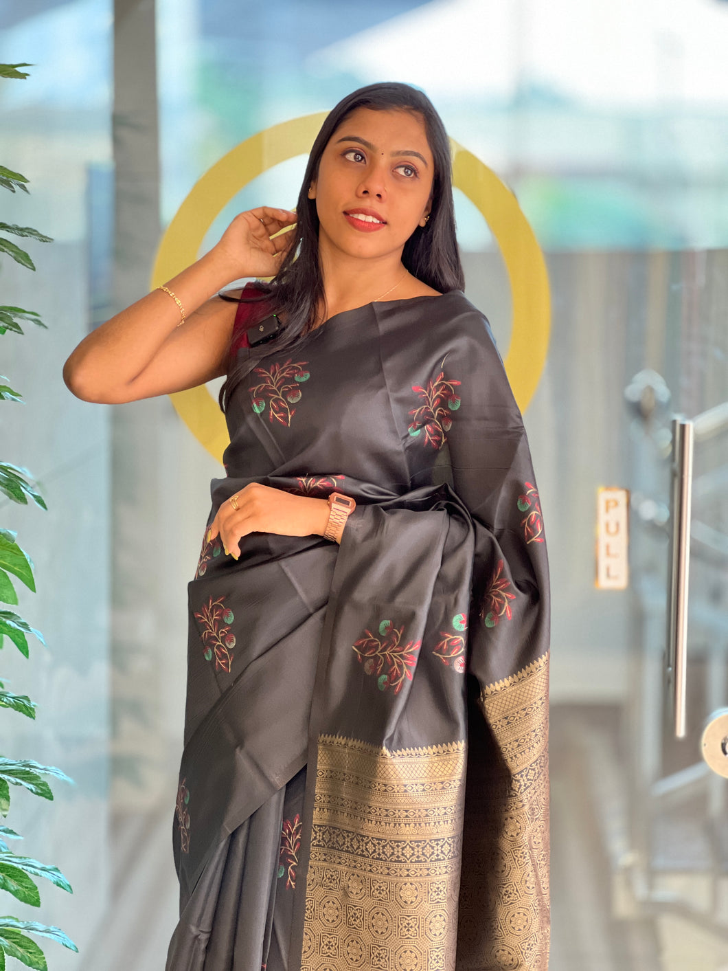 Zari Weaved Semi Silk Saree | KAC225