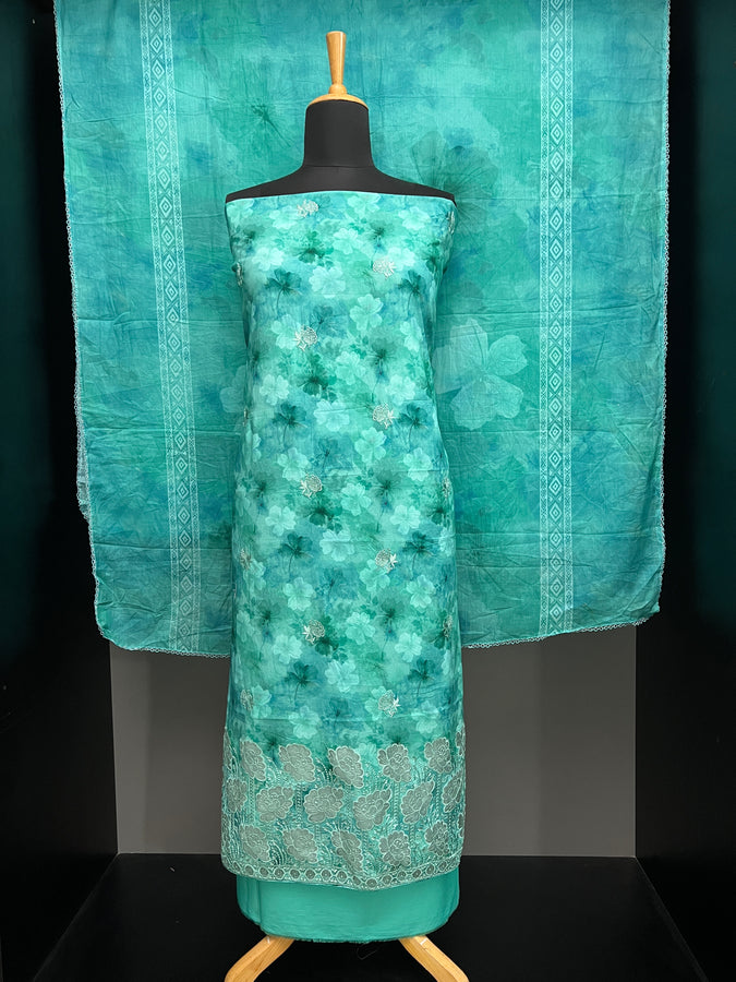 Floral Digital Print Pattern Cotton Salwar Set | SW2174