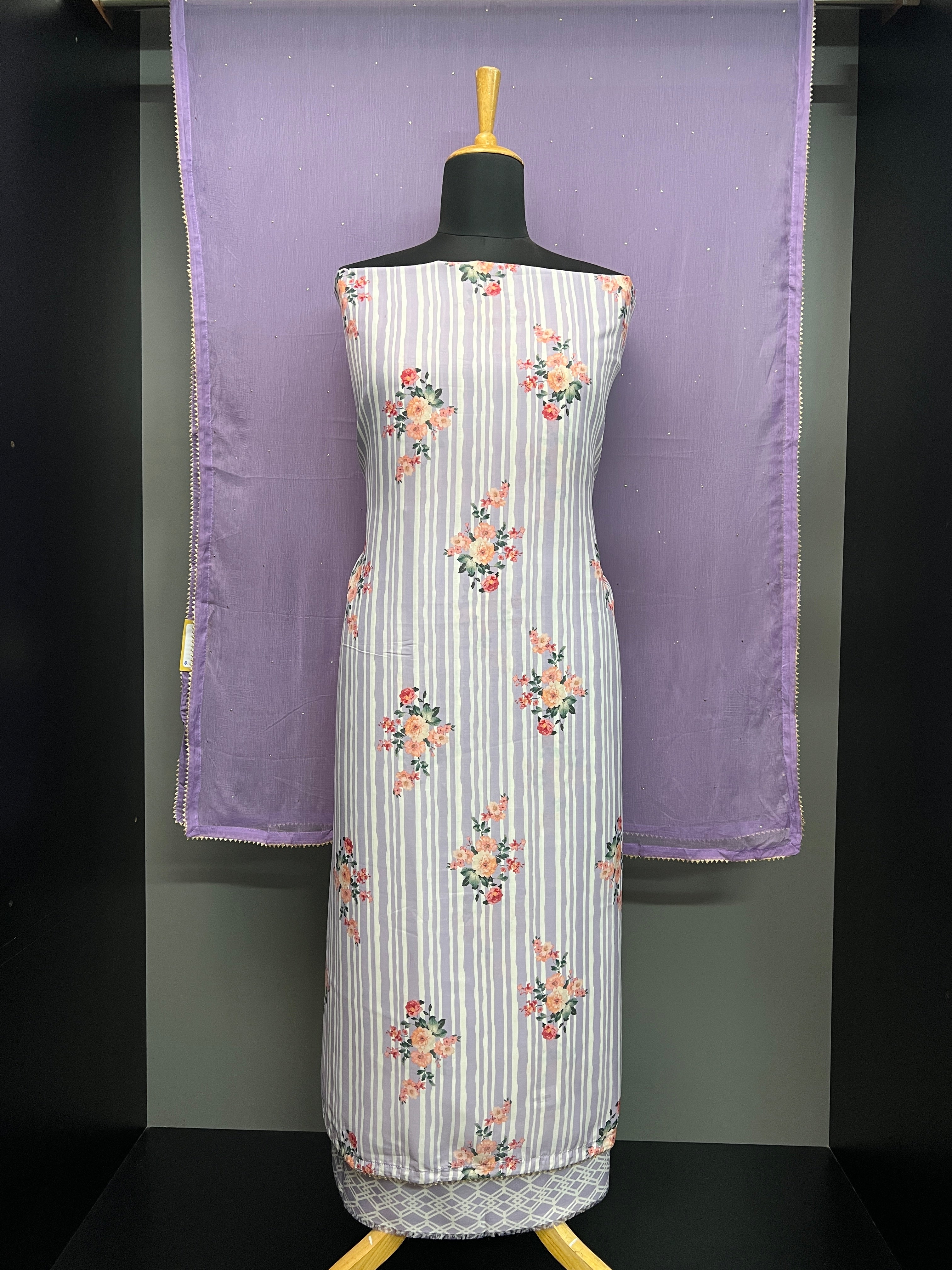 Floral Digital Printed Cotton Salwar Set | HE125