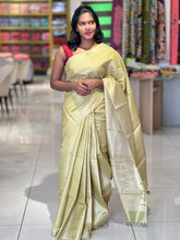 Zari Stripe Weaving Patterned Semi Silk Saree | YNG563