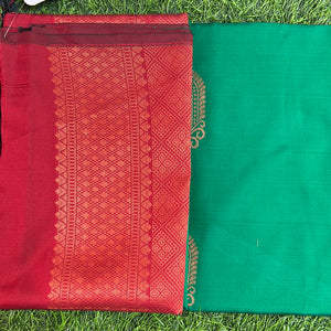 Zari Weaving Semi Silk Saree | PRS194