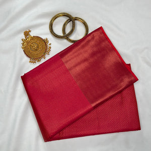 Jacquard weaving Pattern Semi Silk Saree | TR105