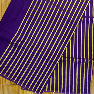 Line Weaving Pattern Chendamangalam Weaved Kerala Cotton Saree | PH251