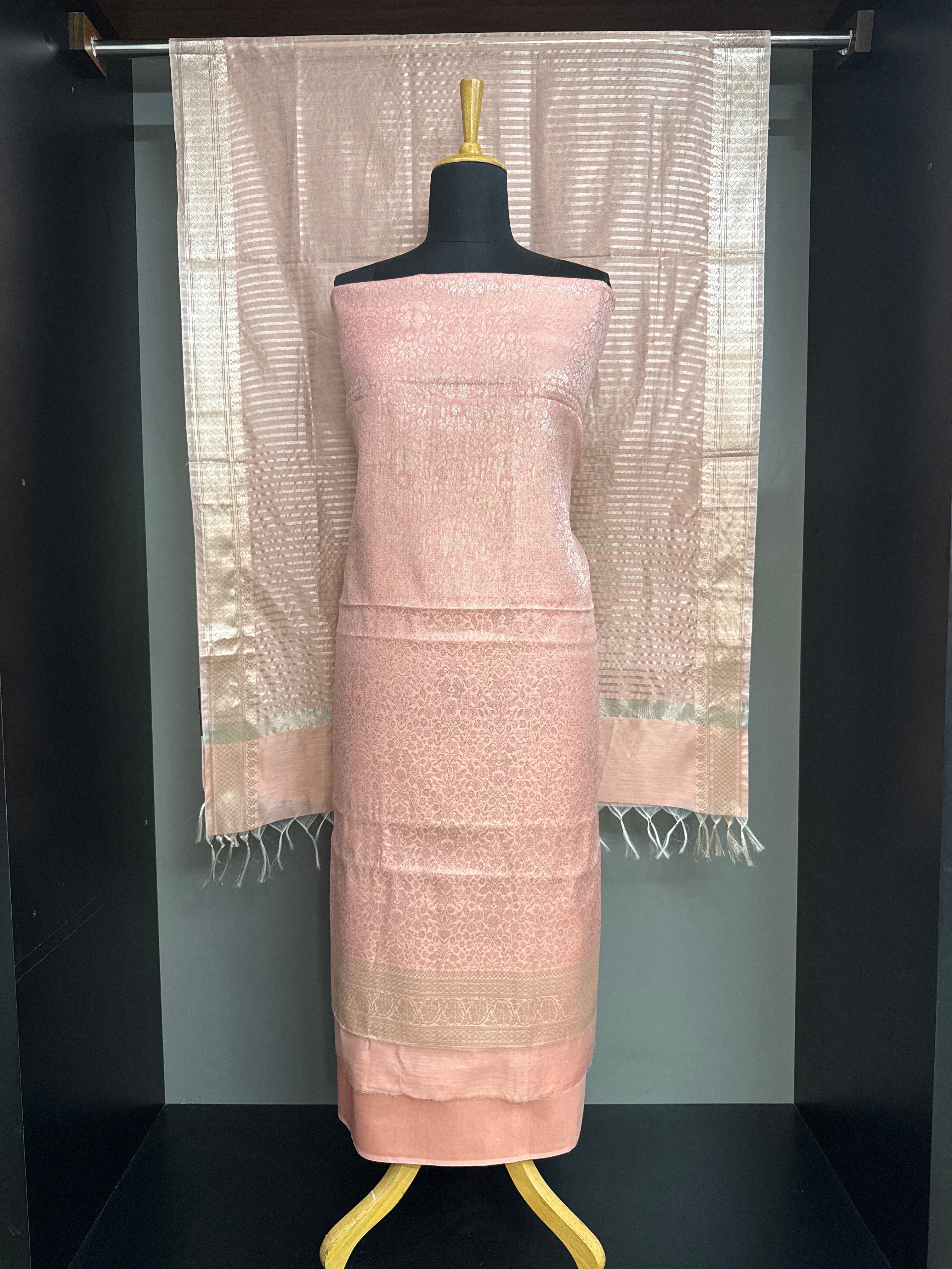 Banarasi Jacquard Woven Chanderi Salwar Set | EG109