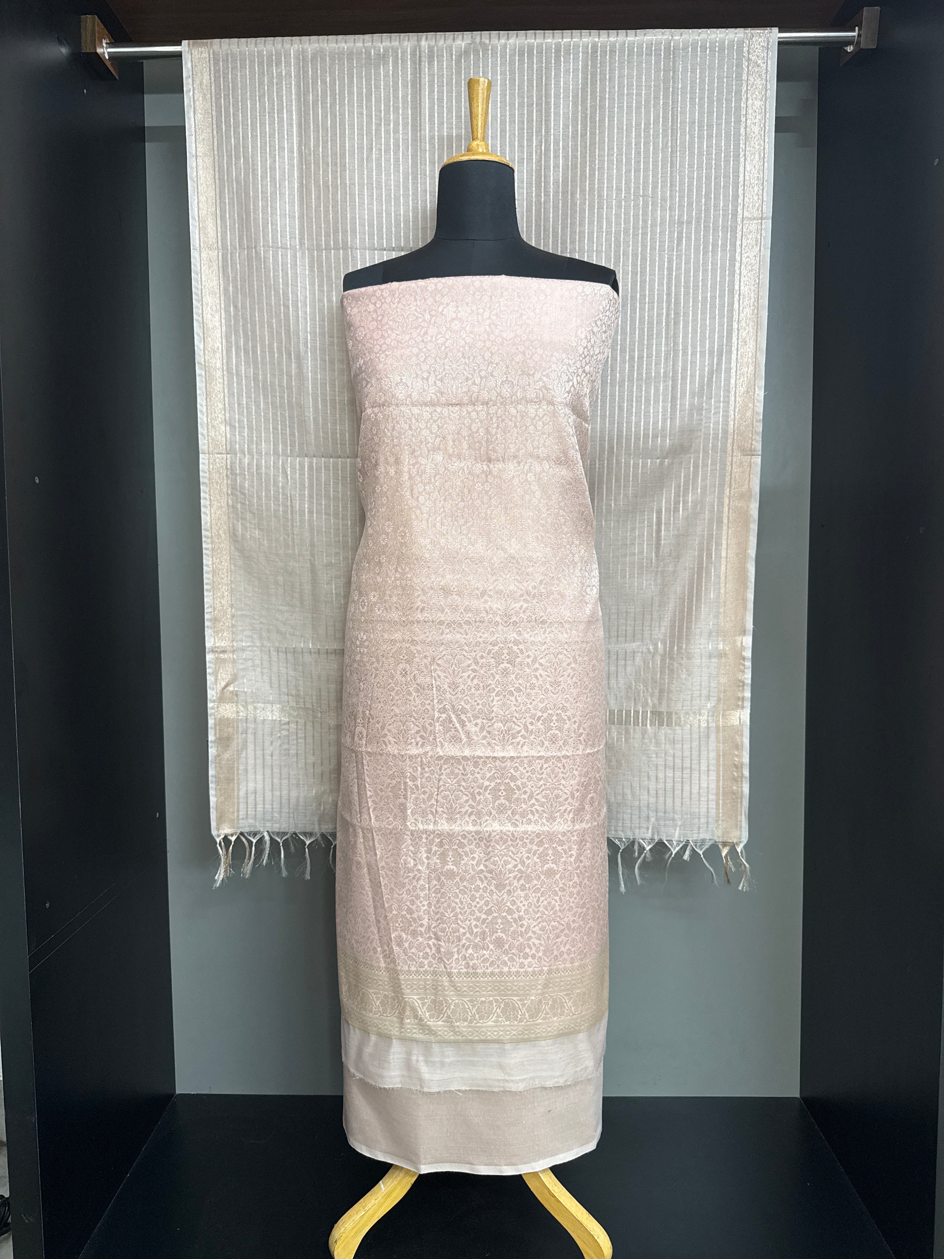 Banarasi Jacquard Woven Chanderi Salwar Set | EG108