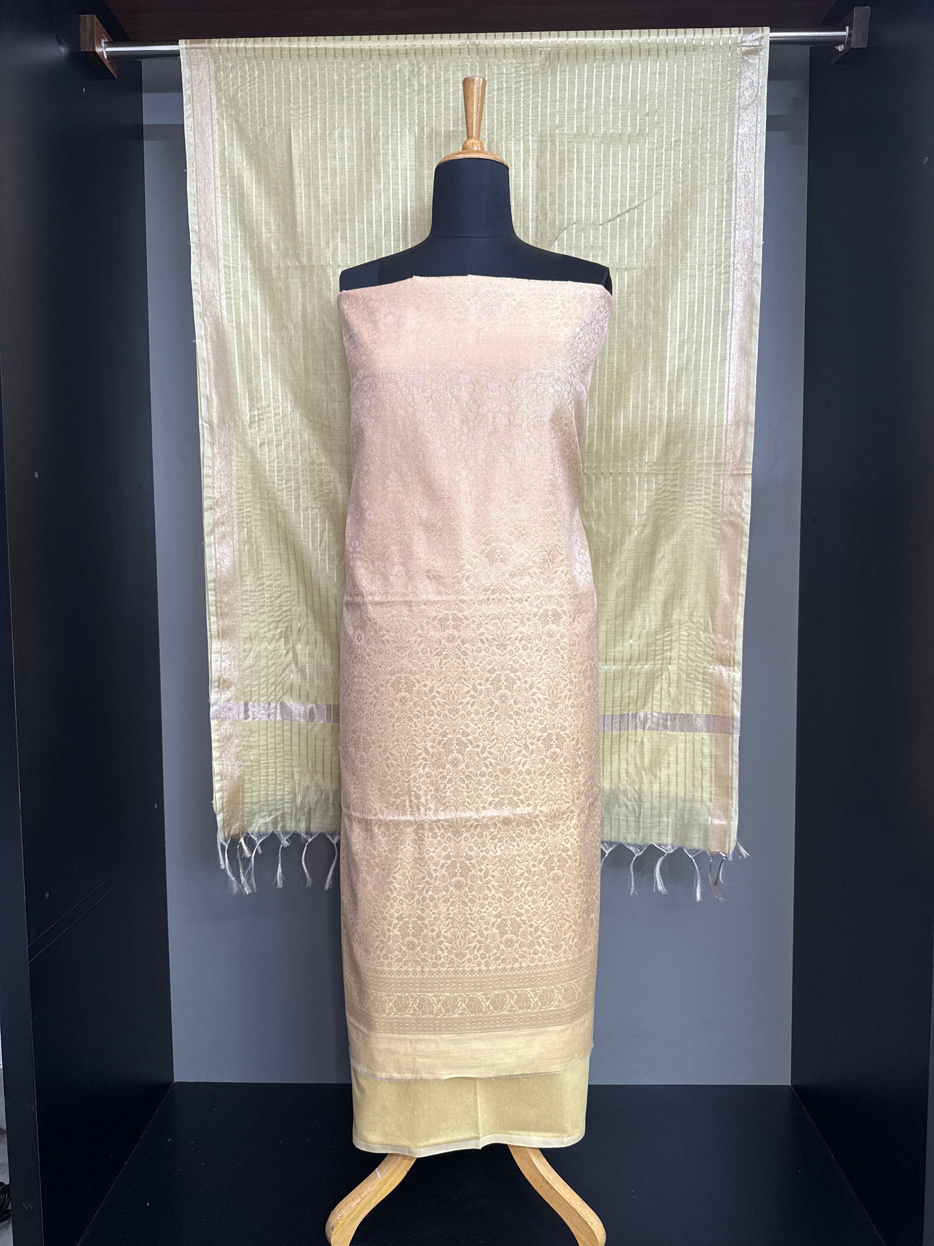 Banarasi Jacquard Woven Chanderi Salwar Set | EG110