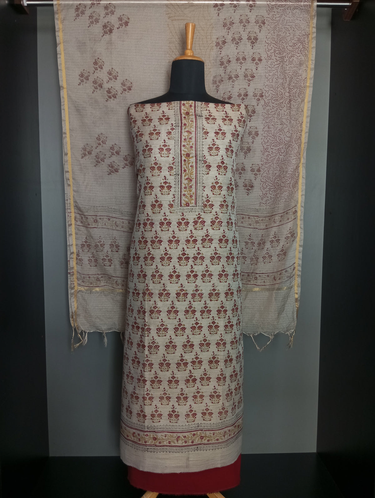Block Printed Kota Salwar Set | SW2566