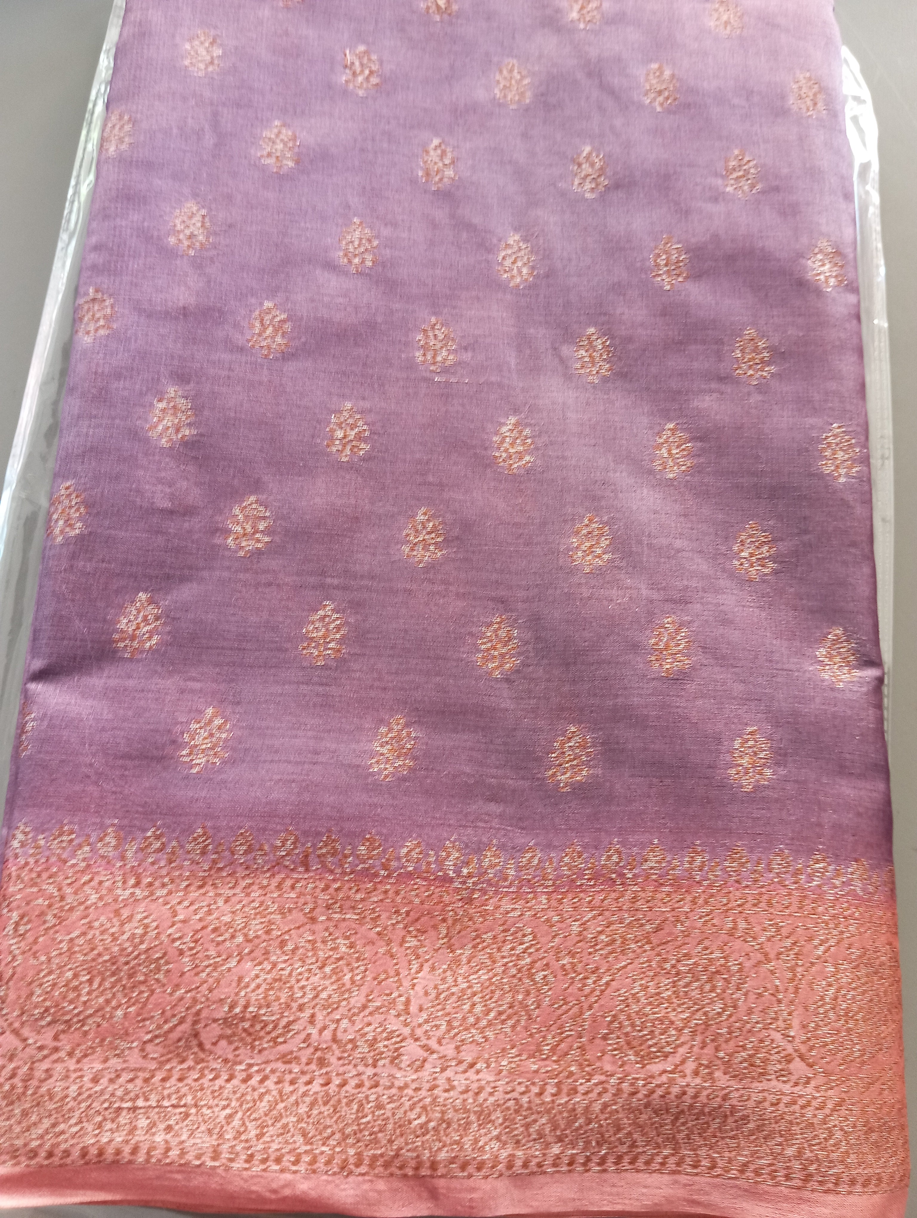 Buta Woven Pattern Banarasi Tussar Saree  | ZSS126