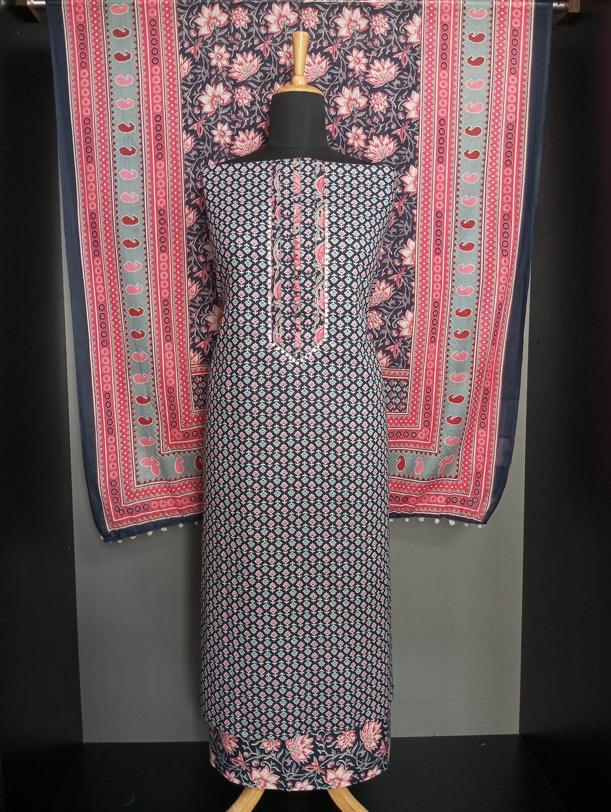 Floral Printed Pattern Cotton Salwar Set |  SW2602
